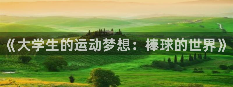 《大学生的运动梦想：棒球的世界》
