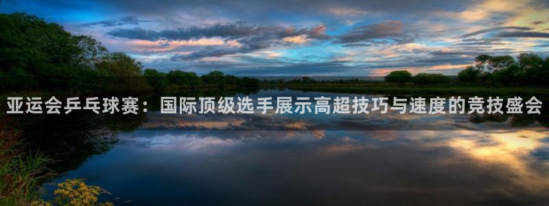  vsports阿根廷体育：亚运会乒乓球赛：国际顶级选手展示高